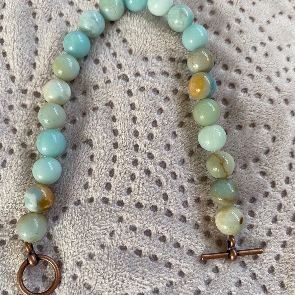 Beautiful amazonite bracelet - Picture 6 of 7